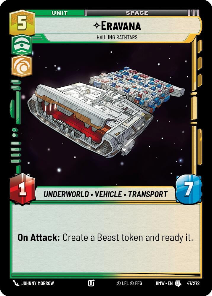 Image for Eravana - Hauling Rathtars (47/272) [Homeworlds] - Star Wars: Unlimited