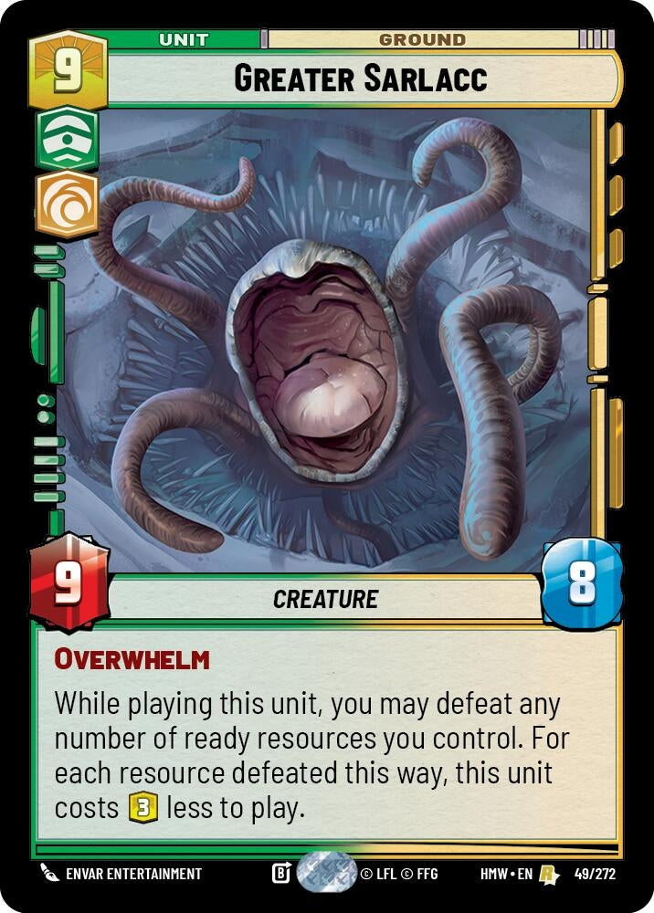 Image for Greater Sarlacc (49/272) [Homeworlds] - Star Wars: Unlimited
