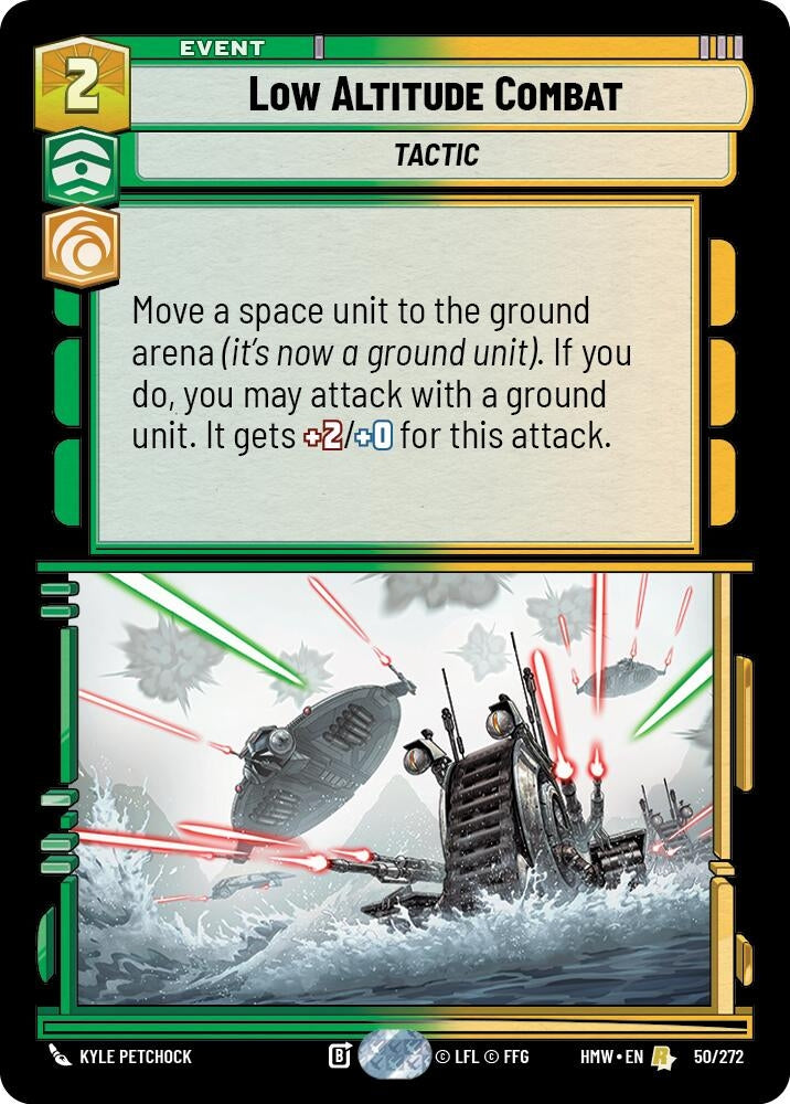 Image for Low Altitude Combat (50/272) [Homeworlds] - Star Wars: Unlimited
