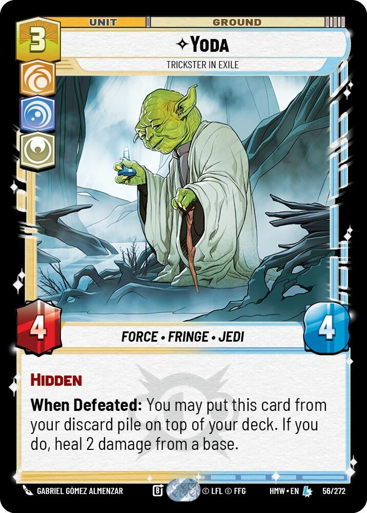 Image for Yoda - Trickster in Exile (56/272) [Homeworlds] - Star Wars: Unlimited
