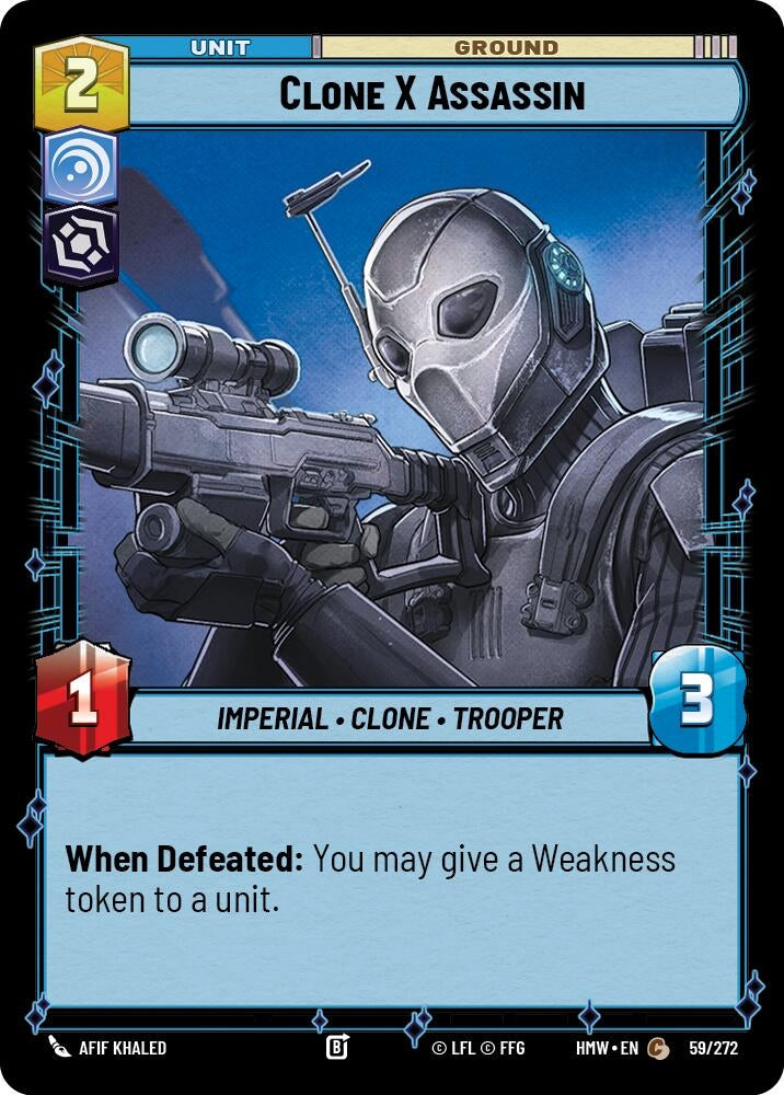 Clone X Assassin (59/272) [Homeworlds]