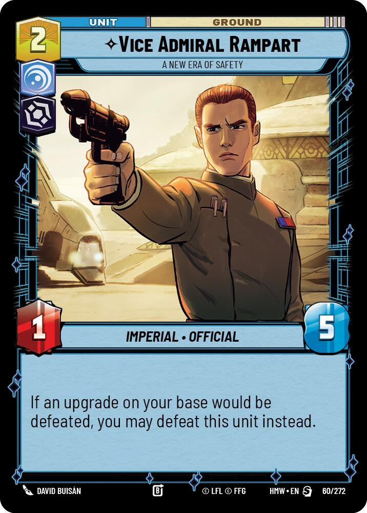 Image for Vice Admiral Rampart - A New Era of Safety (60/272) [Homeworlds] - Star Wars: Unlimited