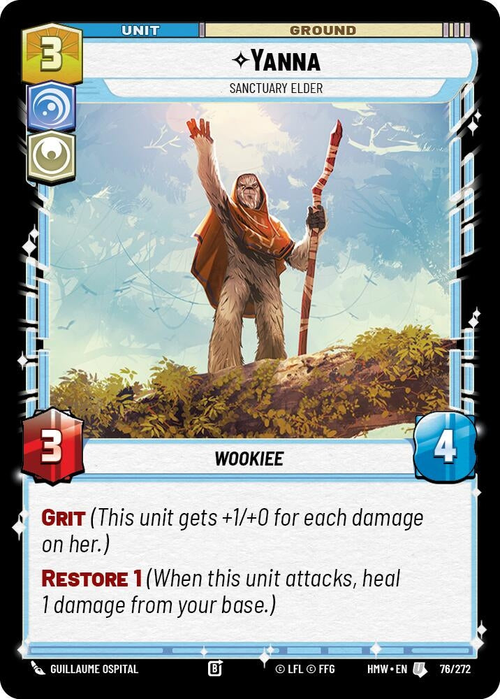 Image for Yanna - Sanctuary Elder (76/272) [Homeworlds] - Star Wars: Unlimited