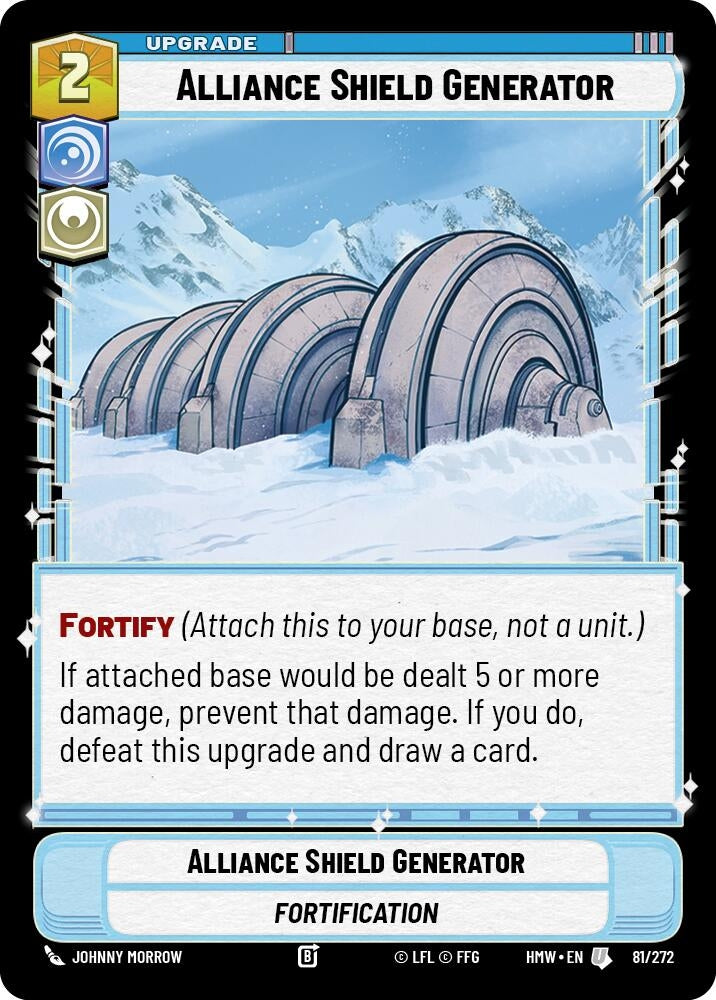 Image for Alliance Shield Generator (81/272) [Homeworlds] - Star Wars: Unlimited