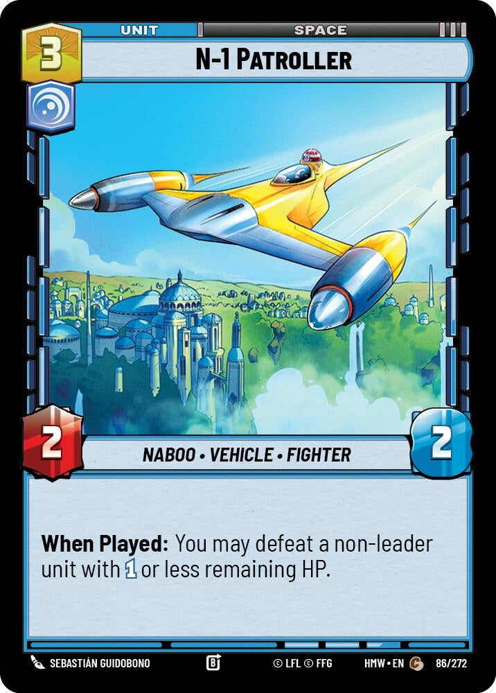 Image for N-1 Patroller (86/272) [Homeworlds] - Star Wars: Unlimited