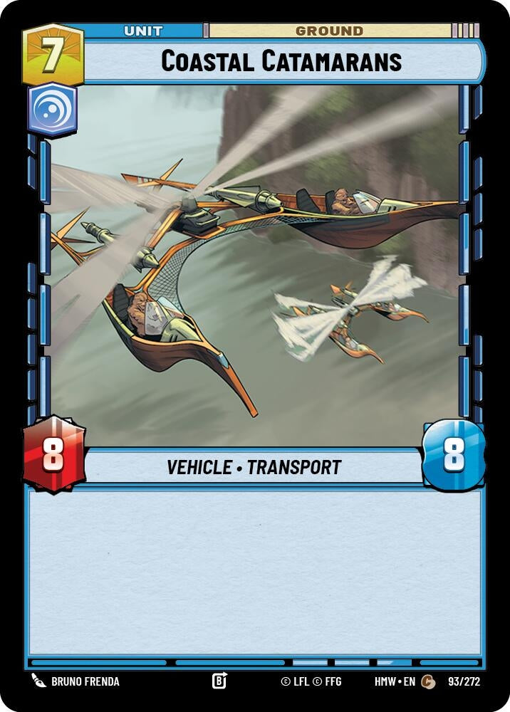 Image for Coastal Catamarans (93/272) [Homeworlds] - Star Wars: Unlimited