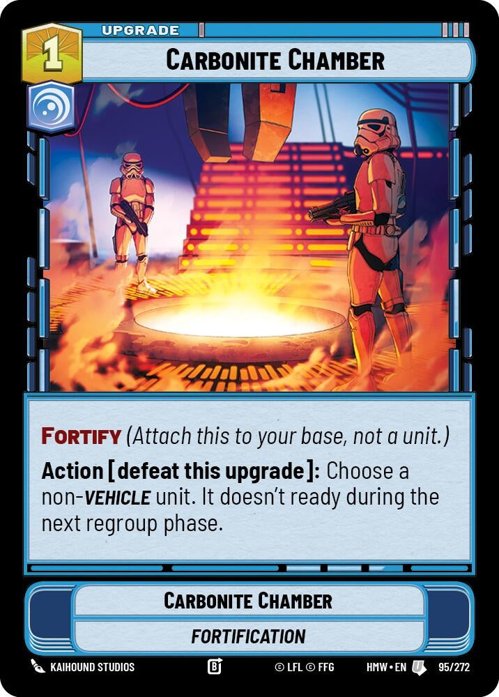 Image for Carbonite Chamber (95/272) [Homeworlds] - Star Wars: Unlimited