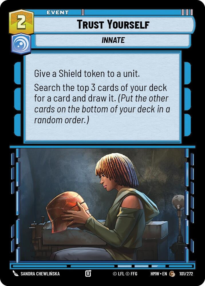 Image for Trust Yourself (101/272) [Homeworlds] - Star Wars: Unlimited
