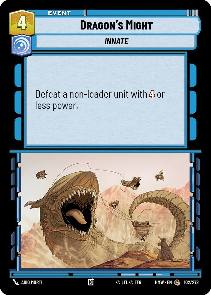 Image for Dragon's Might (102/272) [Homeworlds] - Star Wars: Unlimited