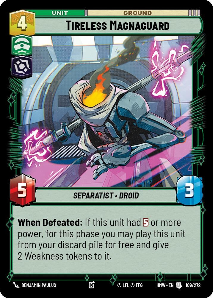 Image for Tireless Magnaguard (109/272) [Homeworlds] - Star Wars: Unlimited