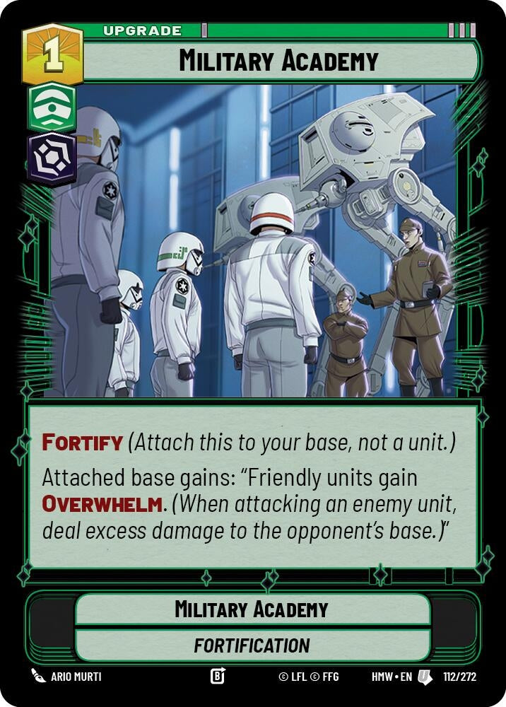 Image for Military Academy (112/272) [Homeworlds] - Star Wars: Unlimited