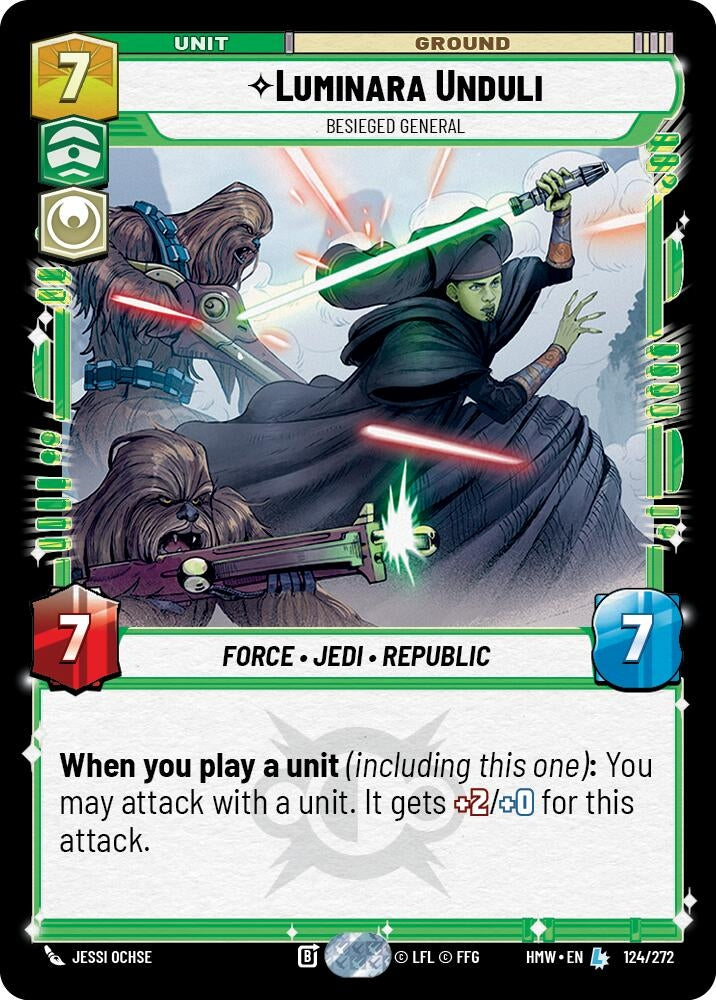 Image for Luminara Unduli - Besieged General (124/272) [Homeworlds] - Star Wars: Unlimited