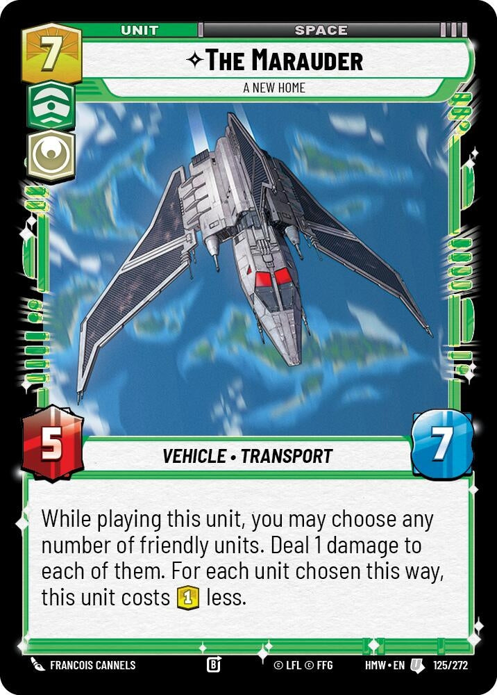 Image for The Marauder - A New Home (125/272) [Homeworlds] - Star Wars: Unlimited
