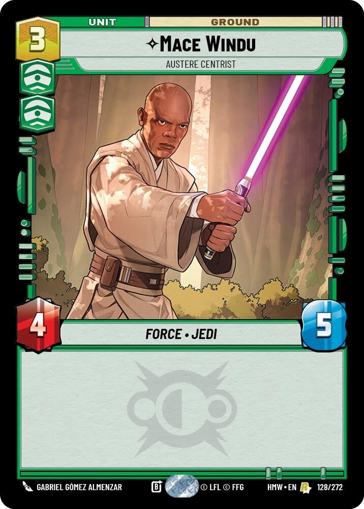 Image for Mace Windu - Austere Centrist (128/272) [Homeworlds] - Star Wars: Unlimited