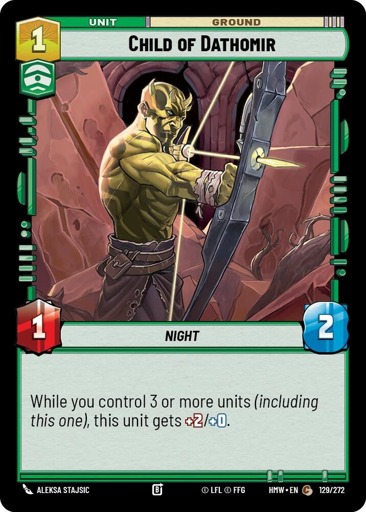 Image for Child of Dathomir (129/272) [Homeworlds] - Star Wars: Unlimited