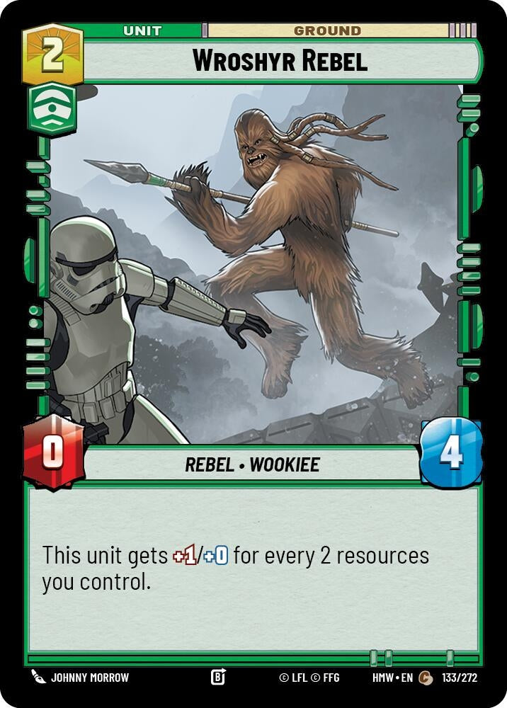 Image for Wroshyr Rebel (133/272) [Homeworlds] - Star Wars: Unlimited