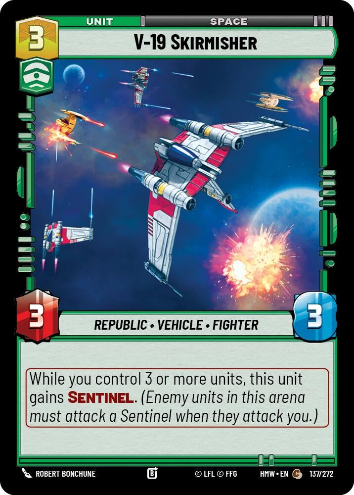 Image for V-19 Skirmisher (137/272) [Homeworlds] - Star Wars: Unlimited