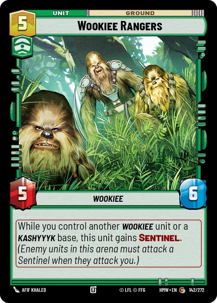 Image for Wookiee Rangers (142/272) [Homeworlds] - Star Wars: Unlimited