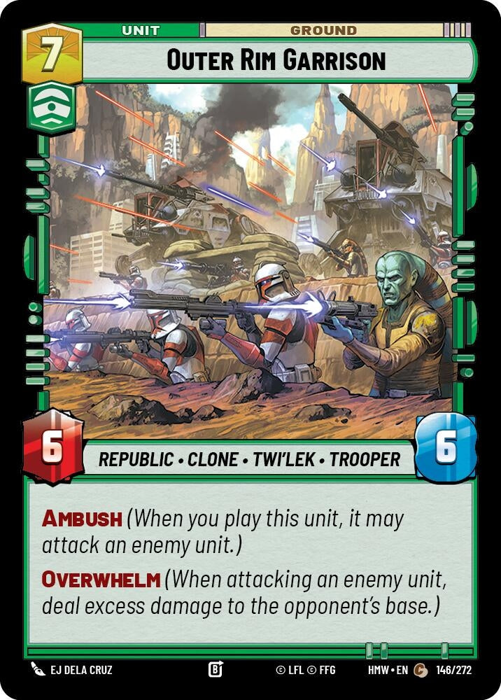 Image for Outer Rim Garrison (146/272) [Homeworlds] - Star Wars: Unlimited