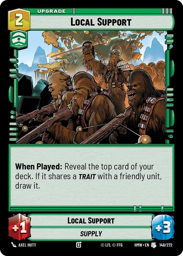 Image for Local Support (148/272) [Homeworlds] - Star Wars: Unlimited
