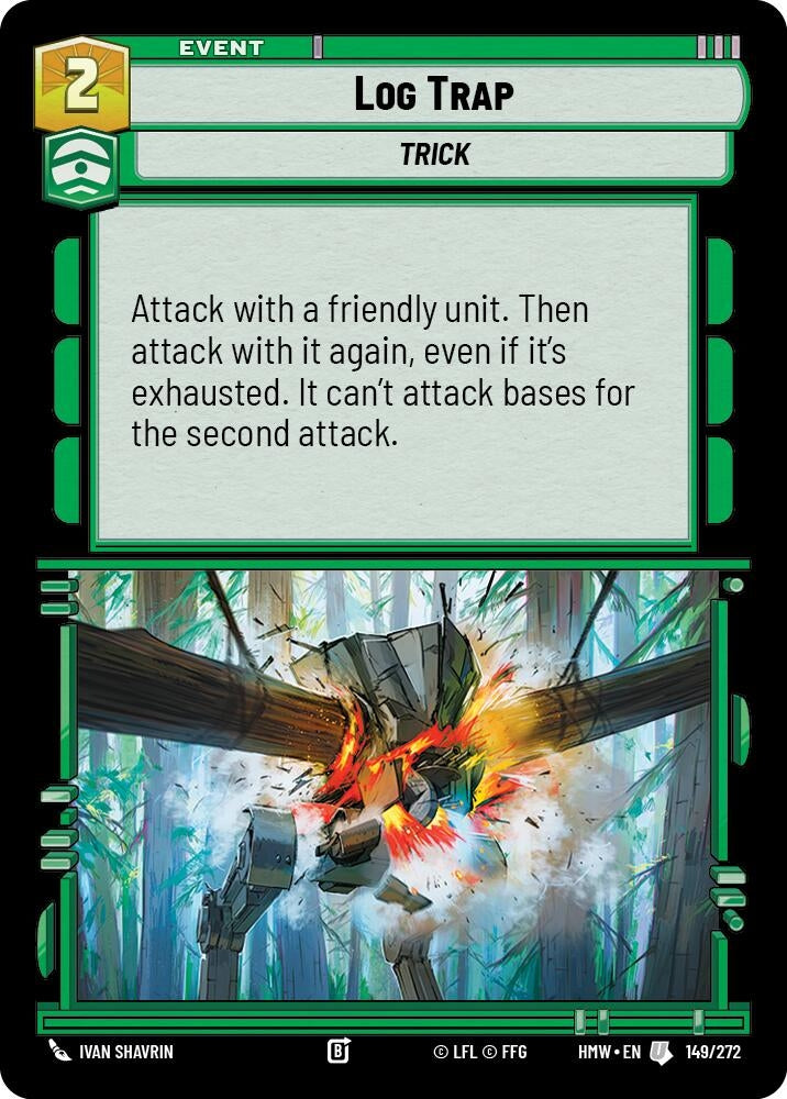 Image for Log Trap (149/272) [Homeworlds] - Star Wars: Unlimited