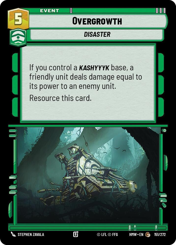Image for Overgrowth (151/272) [Homeworlds] - Star Wars: Unlimited