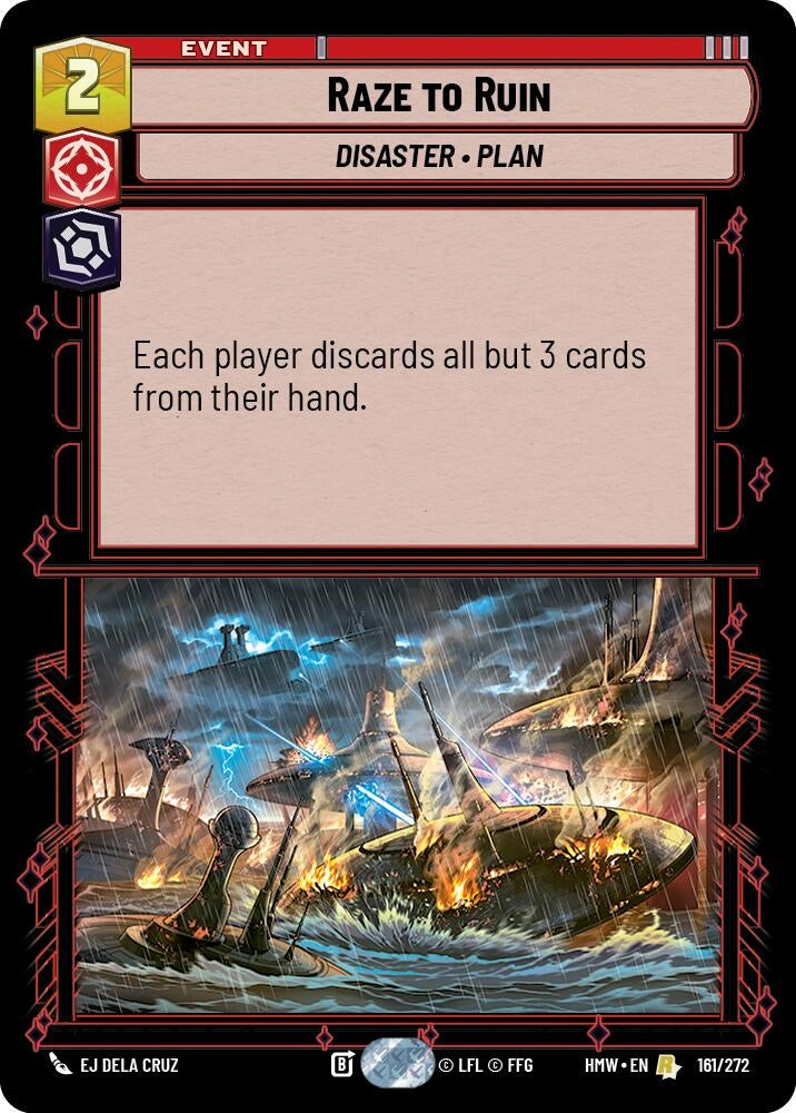 Image for Raze to Ruin (161/272) [Homeworlds] - Star Wars: Unlimited