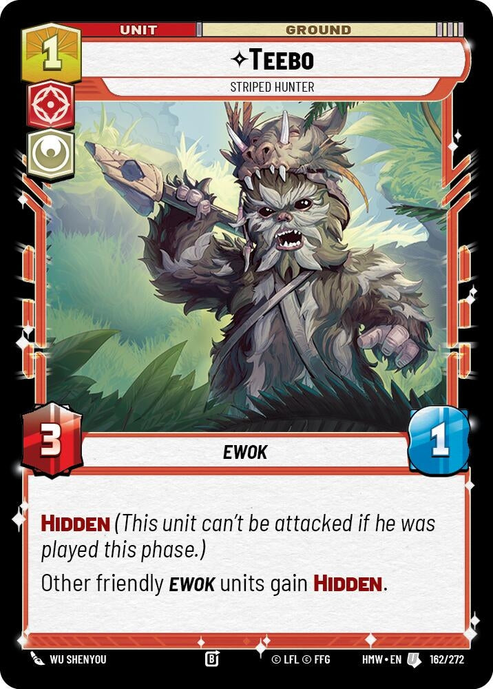 Image for Teebo - Striped Hunter (162/272) [Homeworlds] - Star Wars: Unlimited