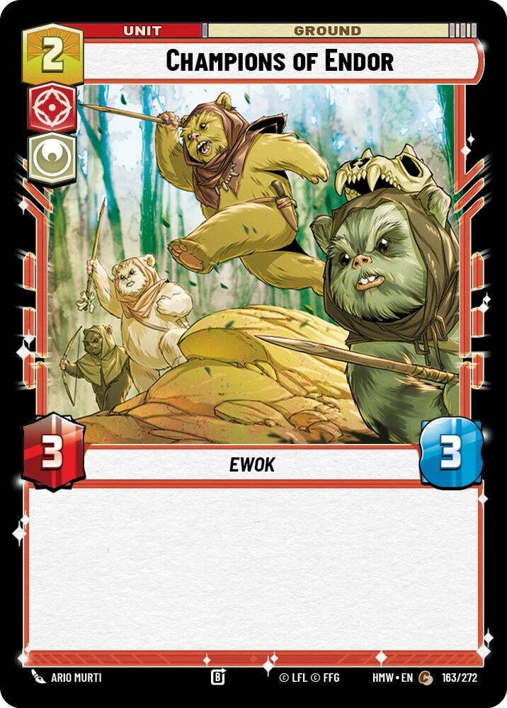 Image for Champions of Endor (163/272) [Homeworlds] - Star Wars: Unlimited