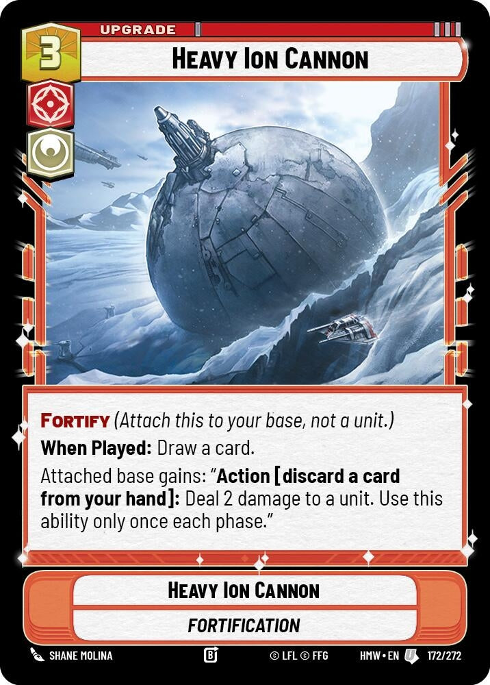 Image for Heavy Ion Cannon (172/272) [Homeworlds] - Star Wars: Unlimited