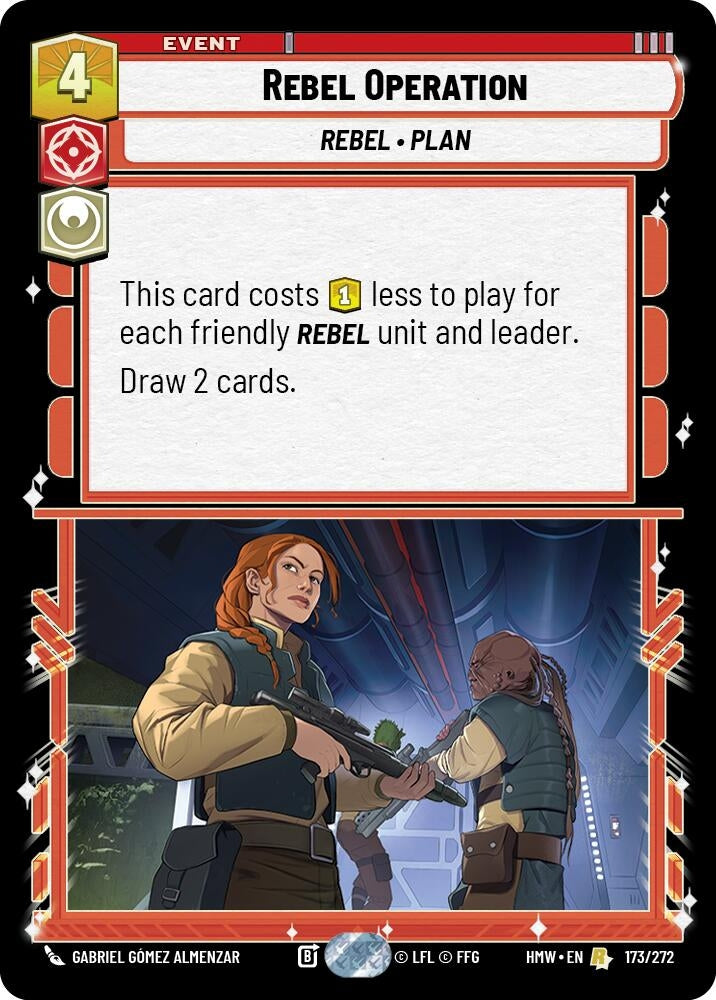 Image for Rebel Operation (173/272) [Homeworlds] - Star Wars: Unlimited