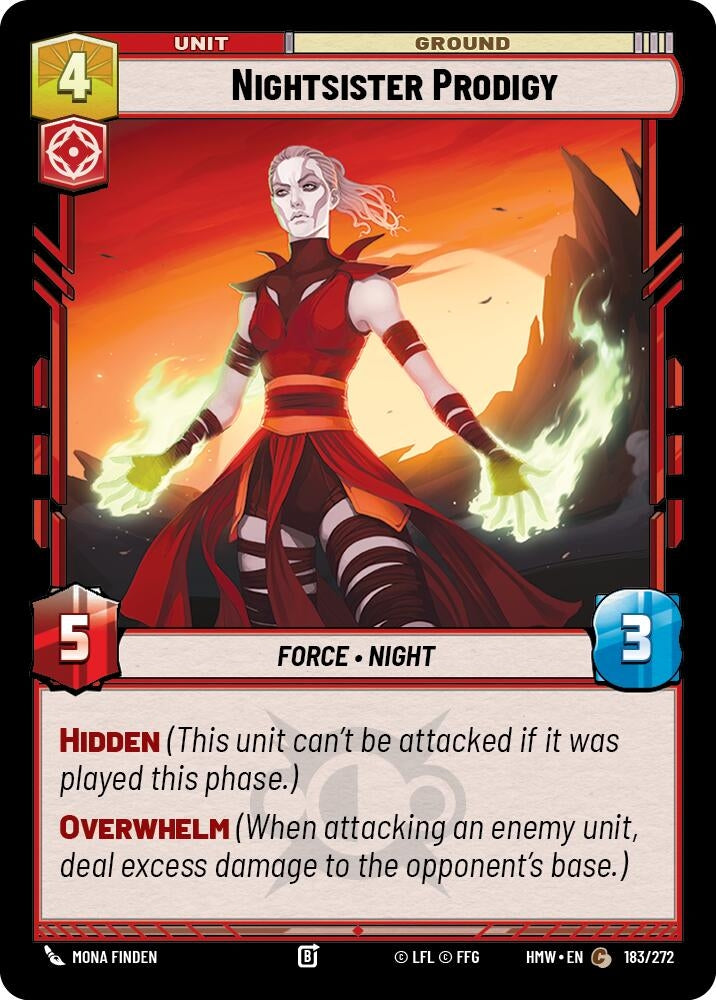 Image for Nightsister Prodigy (183/272) [Homeworlds] - Star Wars: Unlimited