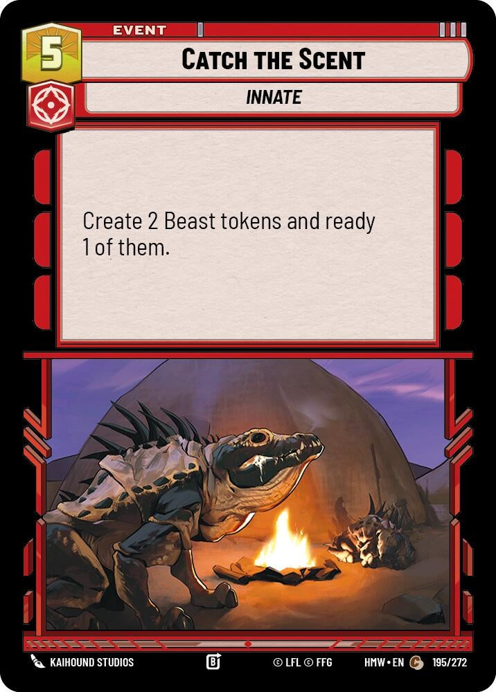 Image for Catch the Scent (195/272) [Homeworlds] - Star Wars: Unlimited