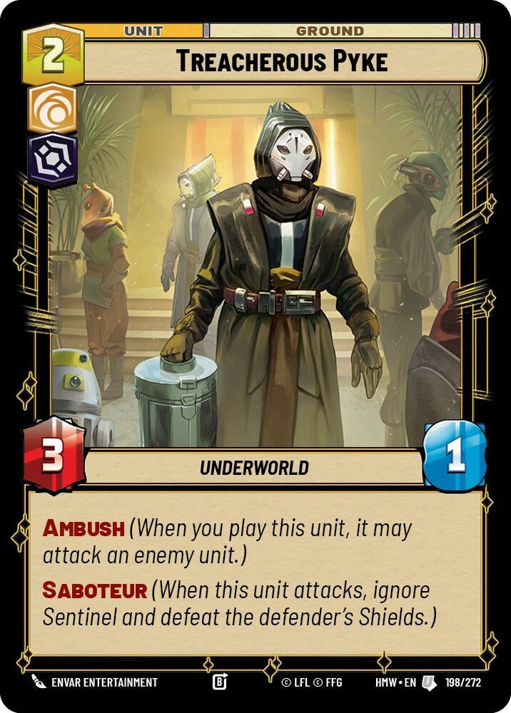Image for Treacherous Pyke (198/272) [Homeworlds] - Star Wars: Unlimited