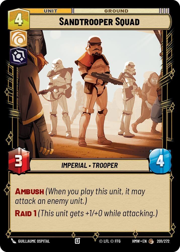 Image for Sandtrooper Squad (201/272) [Homeworlds] - Star Wars: Unlimited