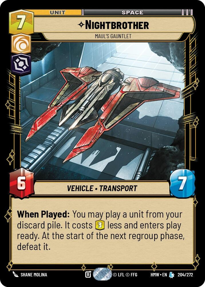 Image for Nightbrother - Maul's Gauntlet (204/272) [Homeworlds] - Star Wars: Unlimited