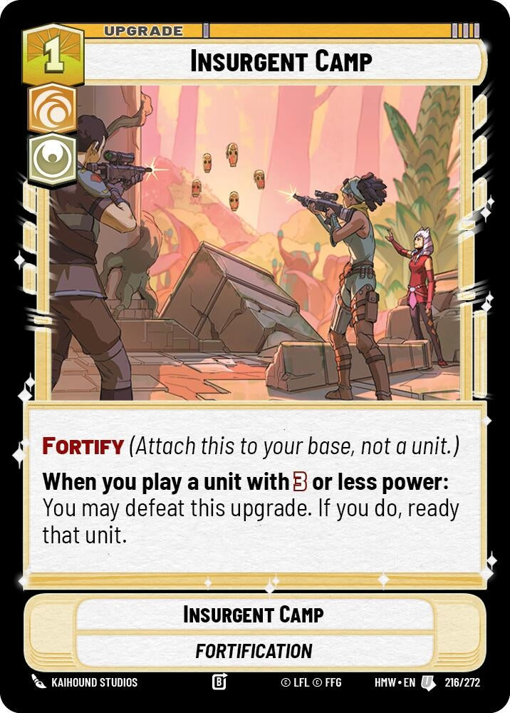 Image for Insurgent Camp (216/272) [Homeworlds] - Star Wars: Unlimited