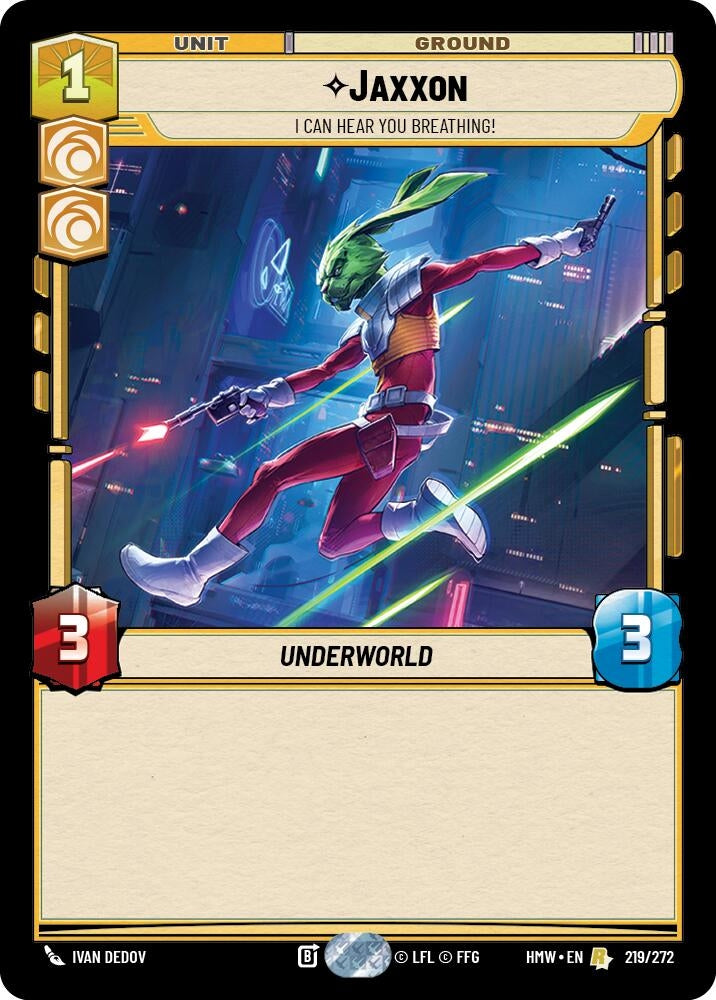 Image for Jaxxon - I Can Hear You Breathing! (219/272) [Homeworlds] - Star Wars: Unlimited