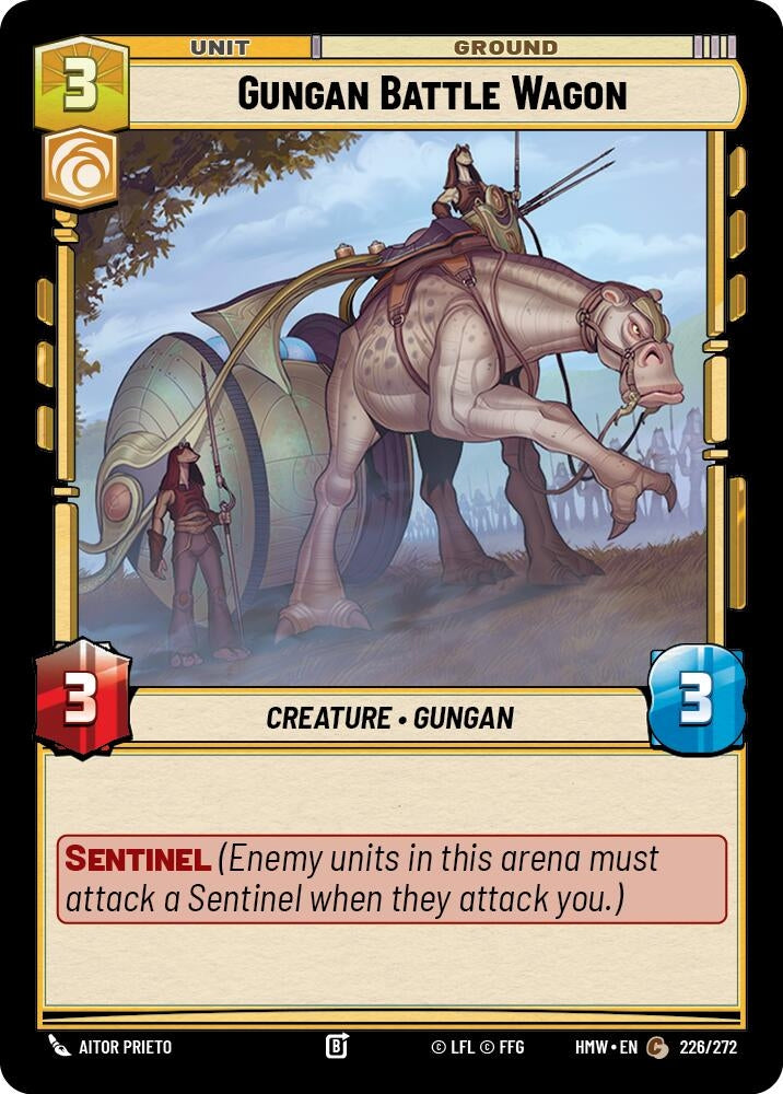 Image for Gungan Battle Wagon (226/272) [Homeworlds] - Star Wars: Unlimited