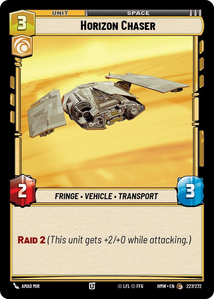 Image for Horizon Chaser (227/272) [Homeworlds] - Star Wars: Unlimited
