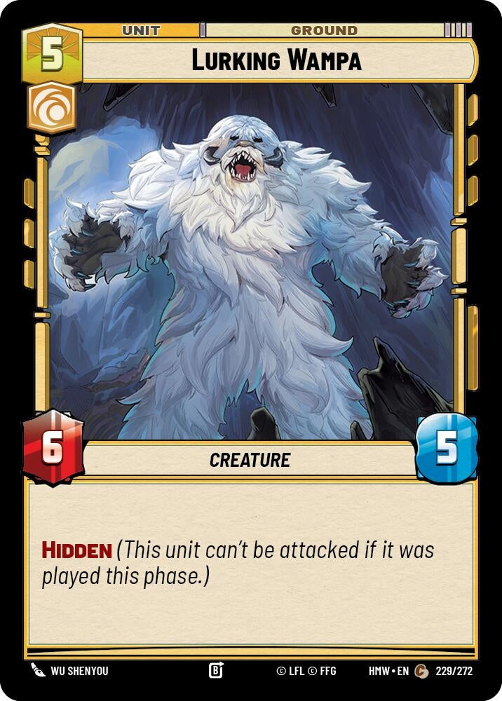 Image for Lurking Wampa (229/272) [Homeworlds] - Star Wars: Unlimited