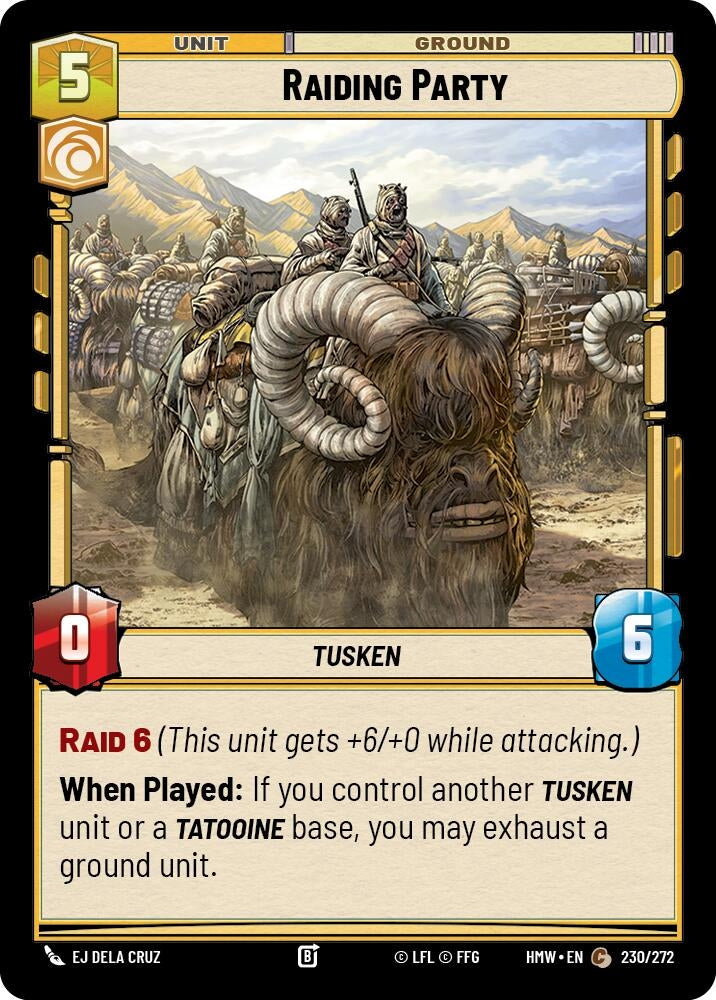 Image for Raiding Party (230/272) [Homeworlds] - Star Wars: Unlimited