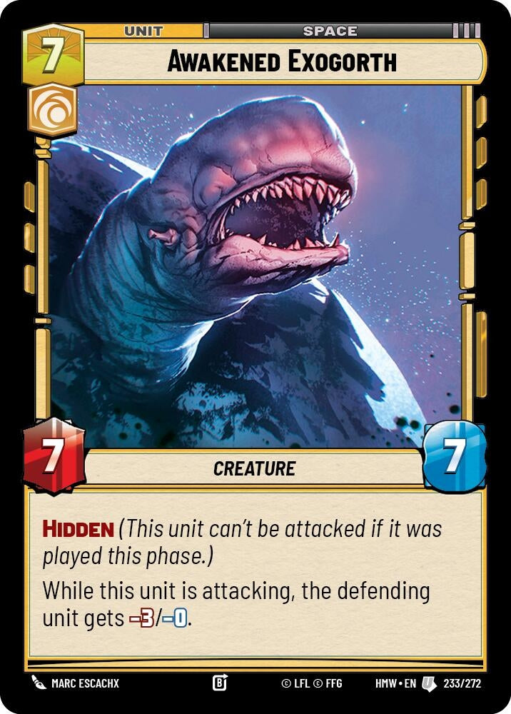 Image for Awakened Exogorth (233/272) [Homeworlds] - Star Wars: Unlimited