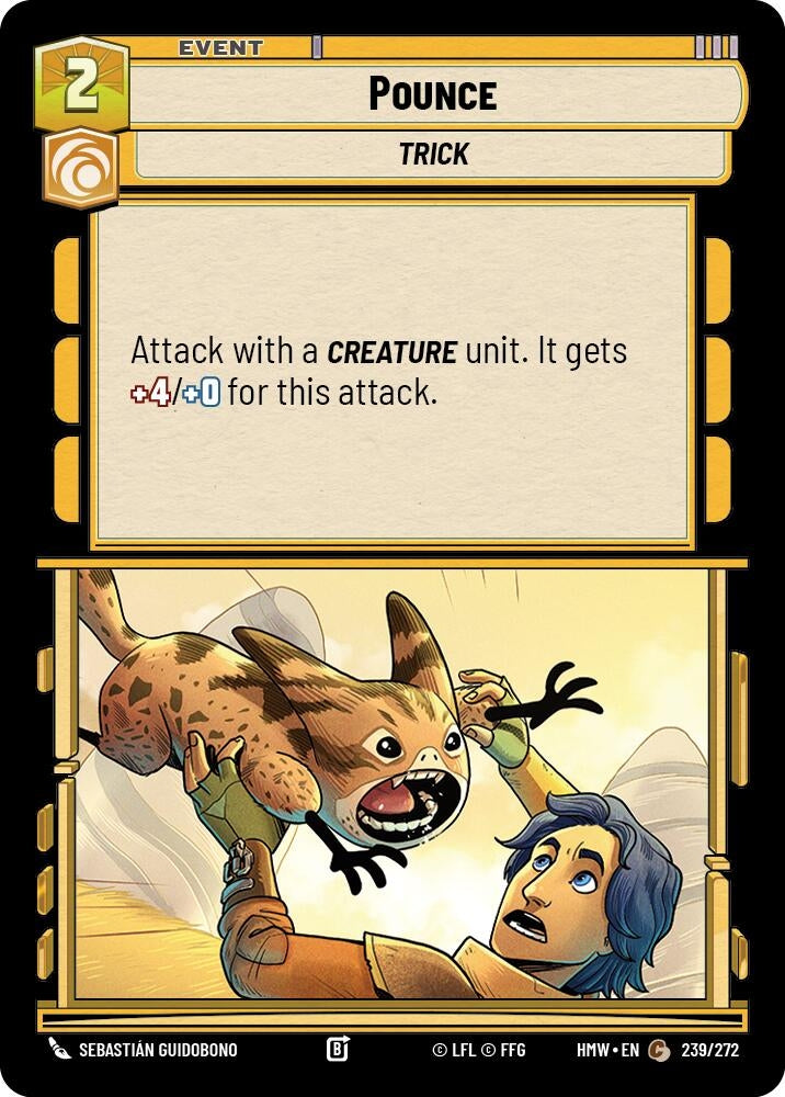 Image for Pounce (239/272) [Homeworlds] - Star Wars: Unlimited