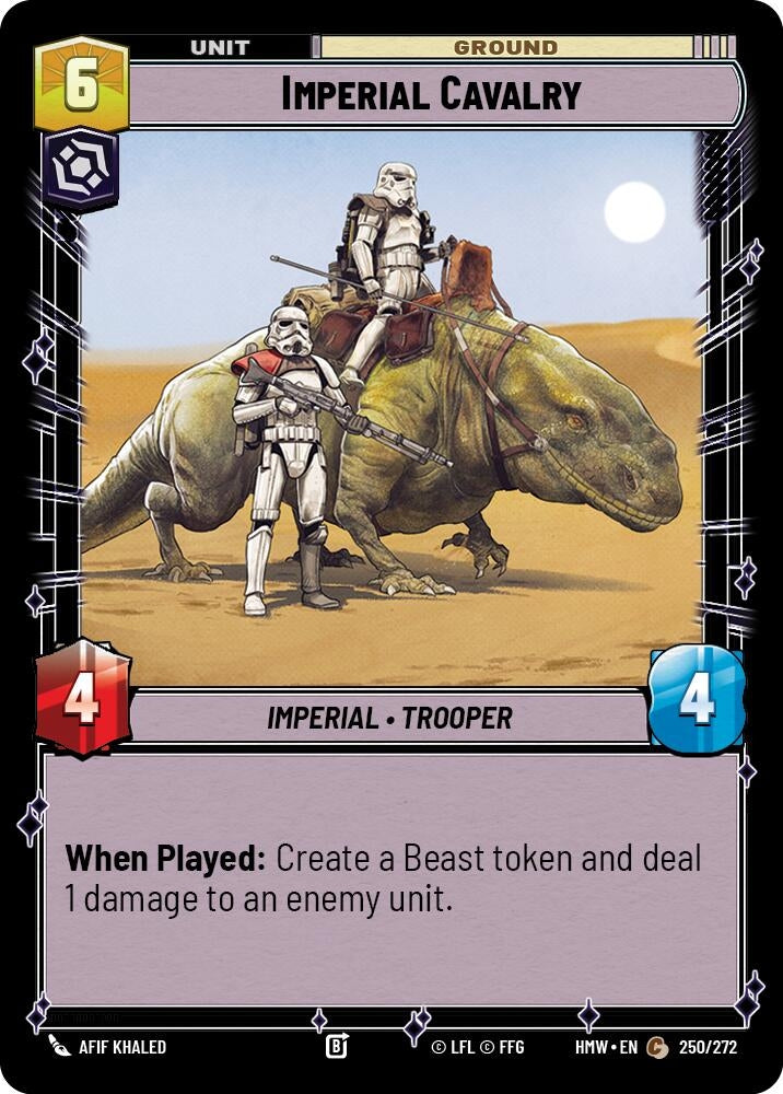 Image for Imperial Cavalry (250/272) [Homeworlds] - Star Wars: Unlimited