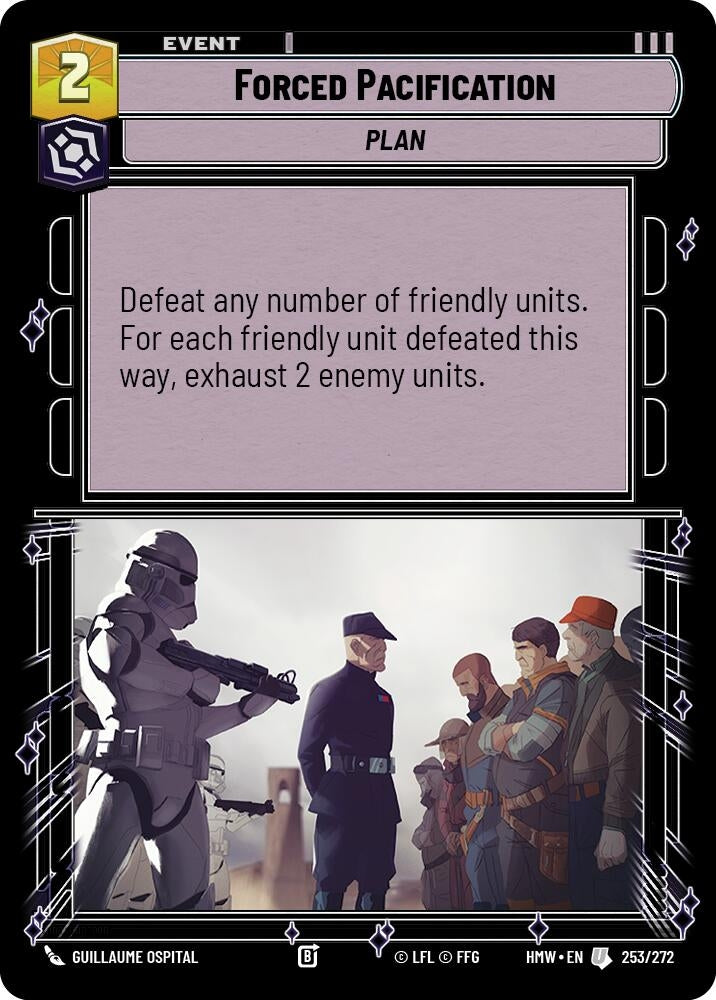 Image for Forced Pacification (253/272) [Homeworlds] - Star Wars: Unlimited