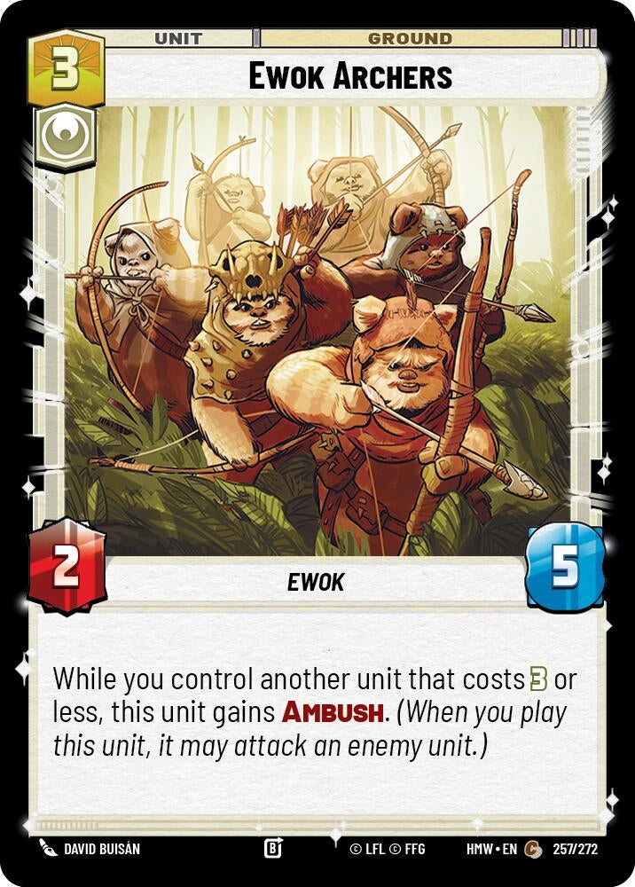 Image for Ewok Archers (257/272) [Homeworlds] - Star Wars: Unlimited