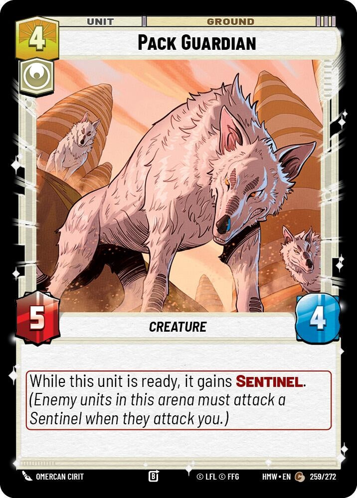 Image for Pack Guardian (259/272) [Homeworlds] - Star Wars: Unlimited