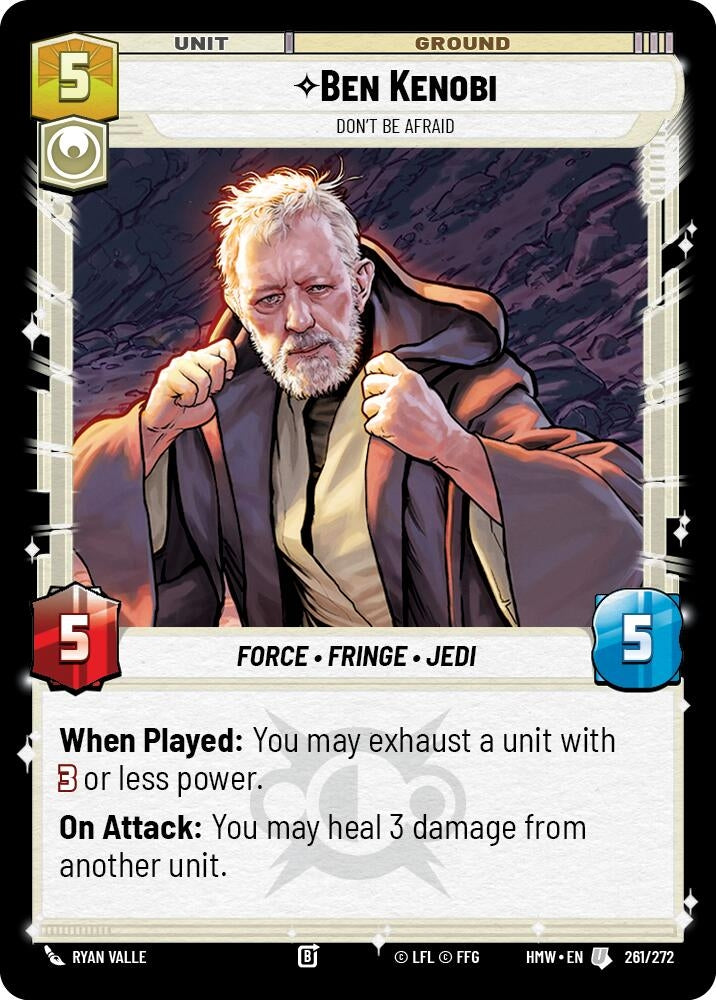 Image for Ben Kenobi - Don't Be Afraid (261/272) [Homeworlds] - Star Wars: Unlimited