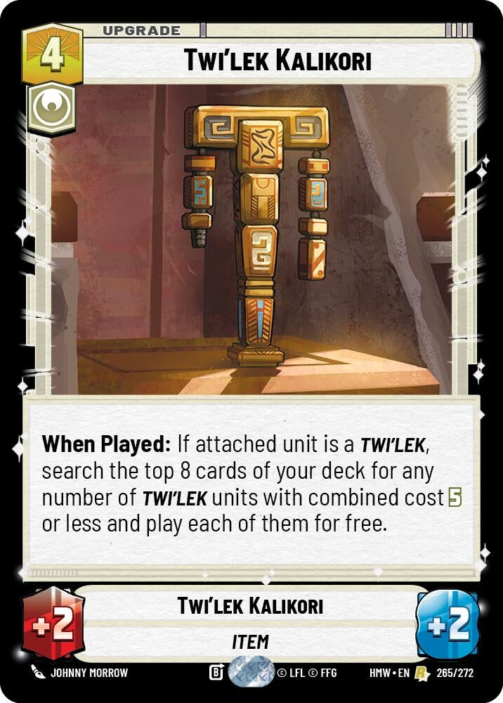 Image for Twi'lek Kalikori (265/272) [Homeworlds] - Star Wars: Unlimited